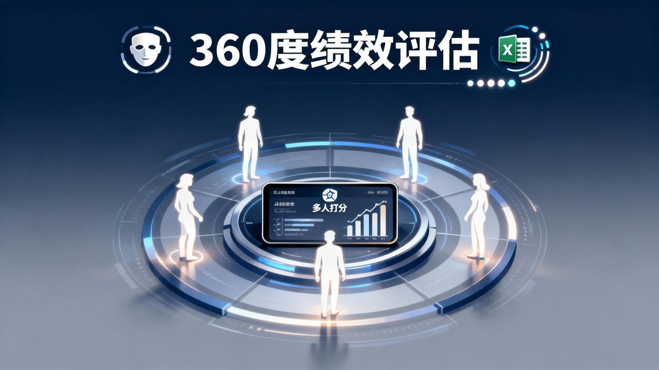 360度绩效评估怎么做？多人打分工具支持匿名互评、实时汇总与Excel导出