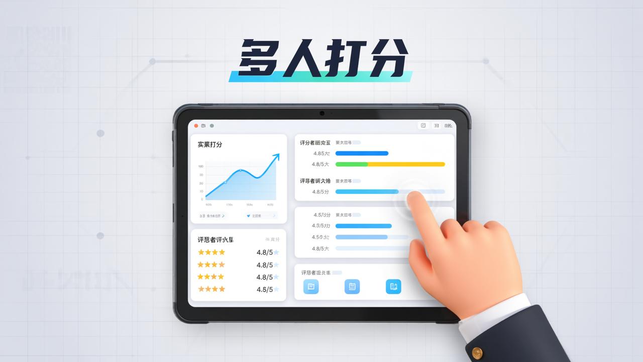 民主测评怎么快速统计打分结果？多人打分扫码评价自动汇总导出教程