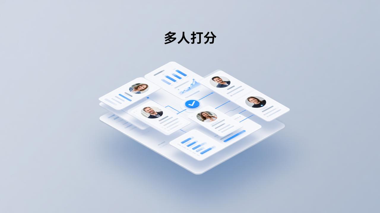 民主测评怎么快速统计打分结果？多人打分扫码评价自动汇总导出教程