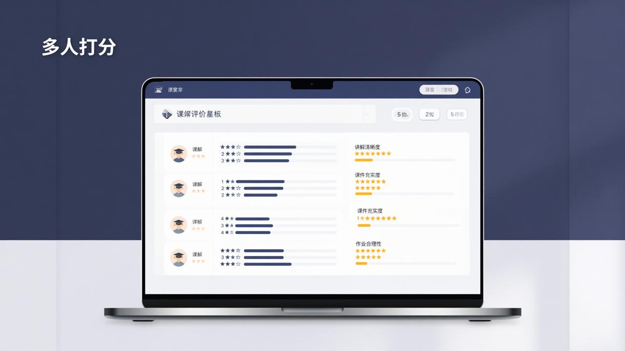 课程评价用什么小程序？学生匿名打分怎么设置指标、导出结果