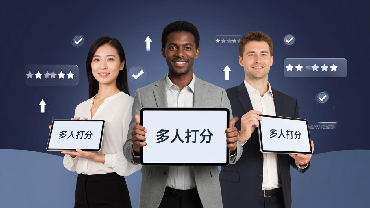 多人互评打分怎么用？实名或匿名扫码打分操作步骤详解