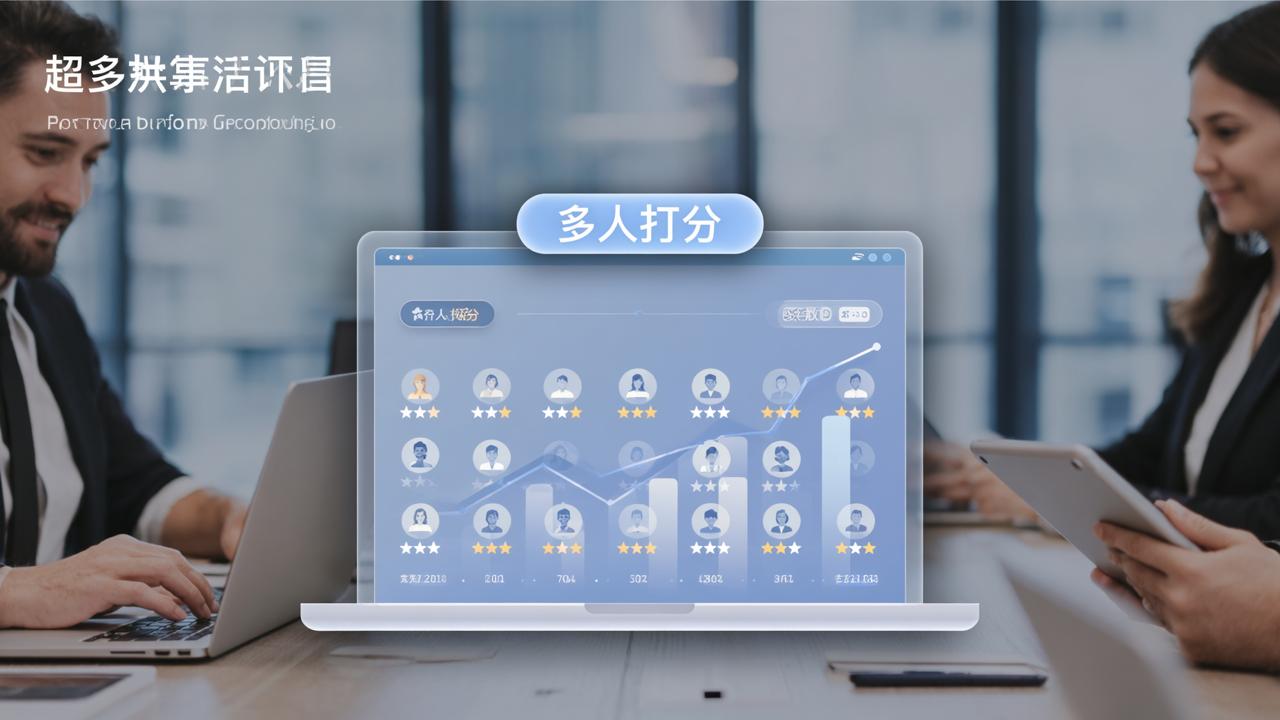 优秀员工评选怎么打分？多人匿名互评+自动算分操作步骤详解