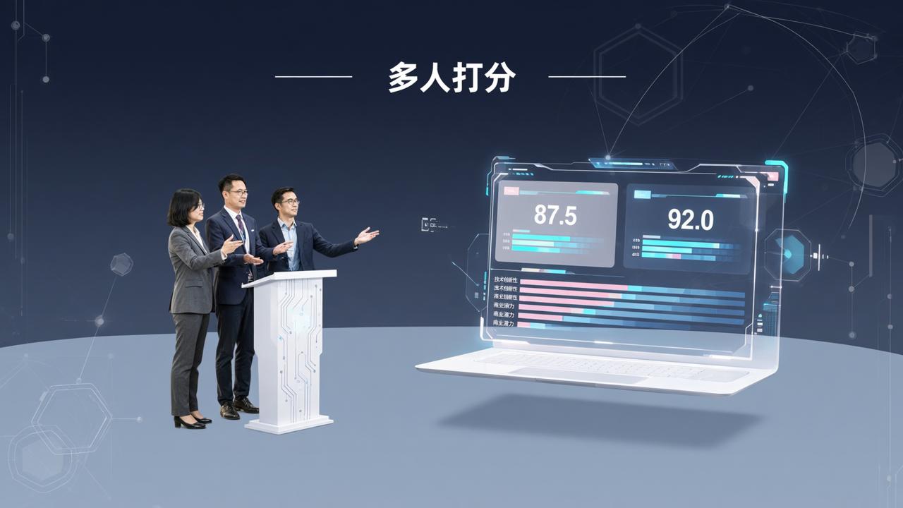 创新创业大赛项目评审怎么打分？多人在线打分自动算分排名的实操步骤