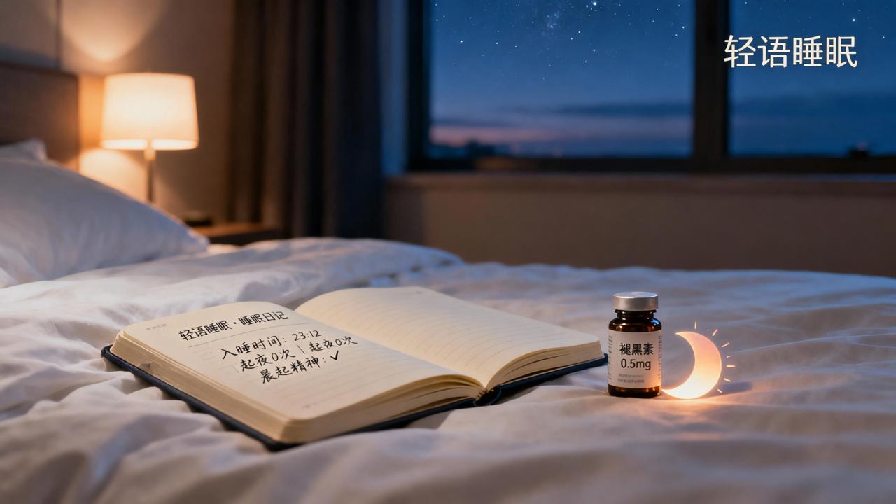 褪黑素助眠安全吗？怎么科学改善睡眠质量｜轻语睡眠助眠音频+睡眠日记实操指南