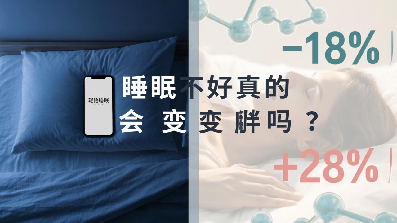 睡眠不好真的会变胖吗？科学解释+【轻语睡眠】实测操作步骤（含睡眠质量评估和助眠音频使用方法）